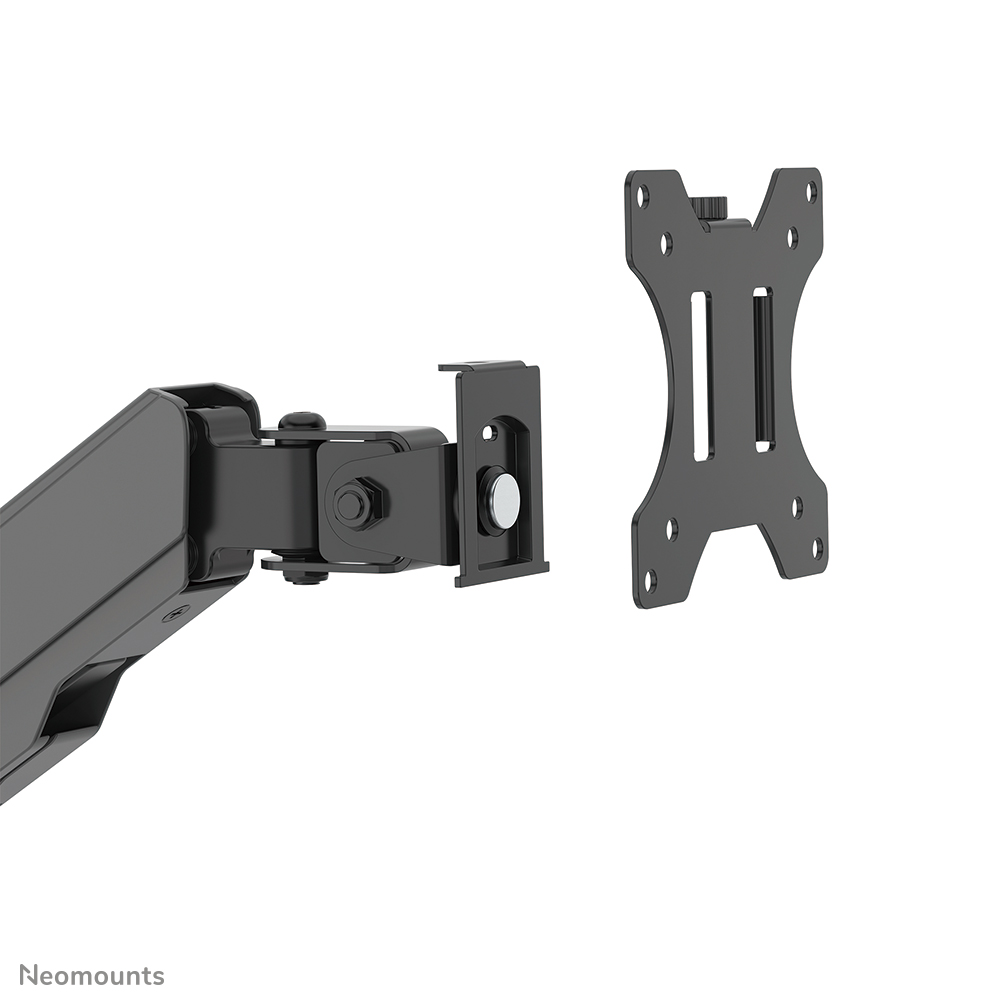 Neomounts WL90-325BL1 Soporte de pared para puesto de trabajo de pie/sentado 17-32" - resorte de gas
